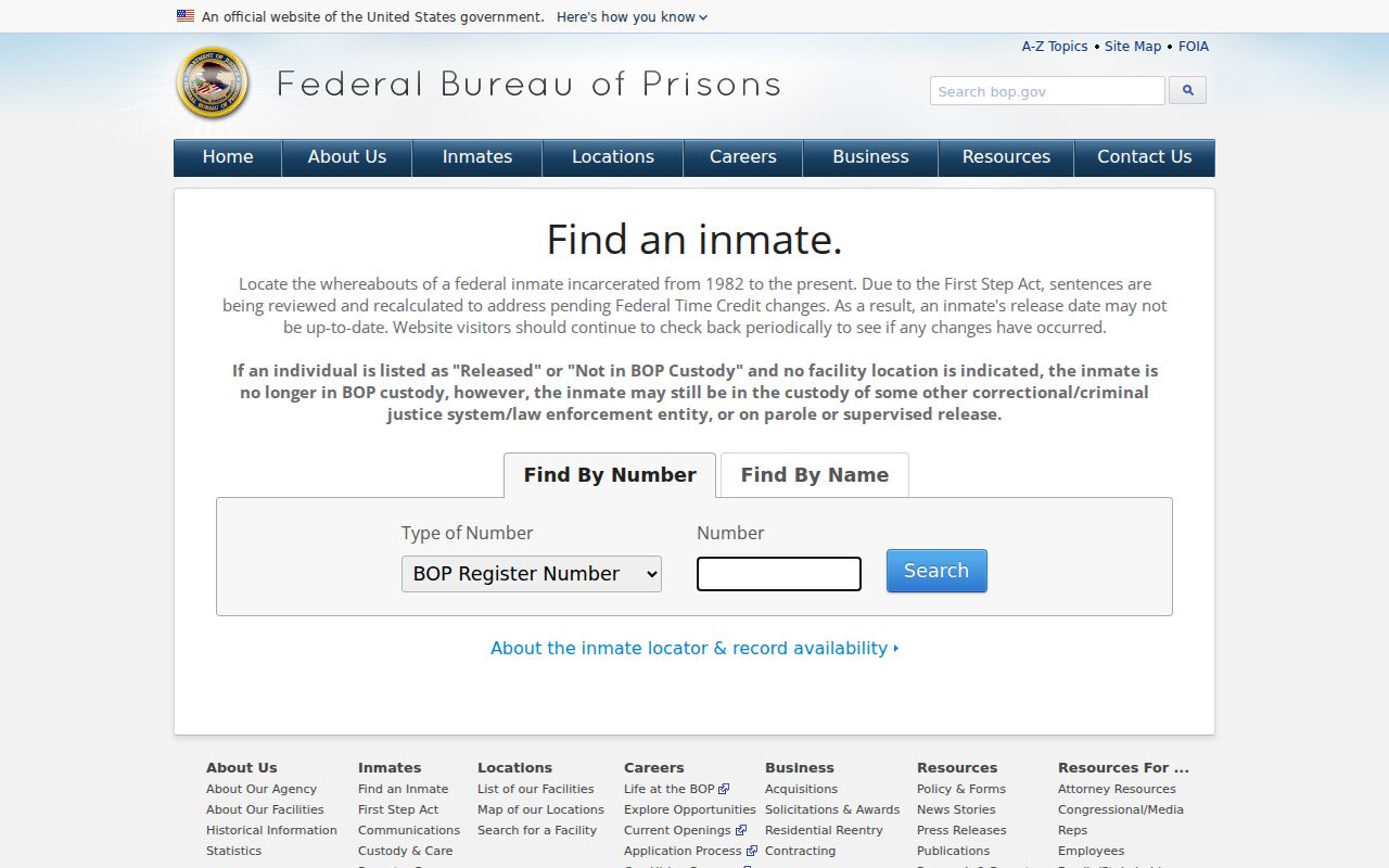 Dare County arrest lookup comparison with the federal inmate locator