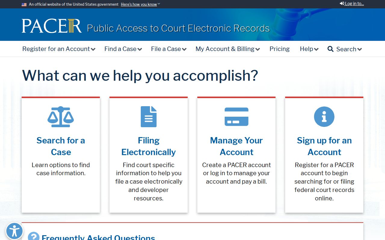 PACER search for federal criminal court cases connected to Dare County
